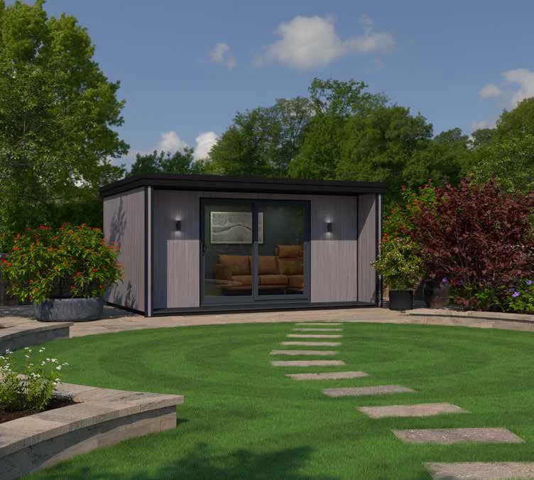 Moondust grey garden room