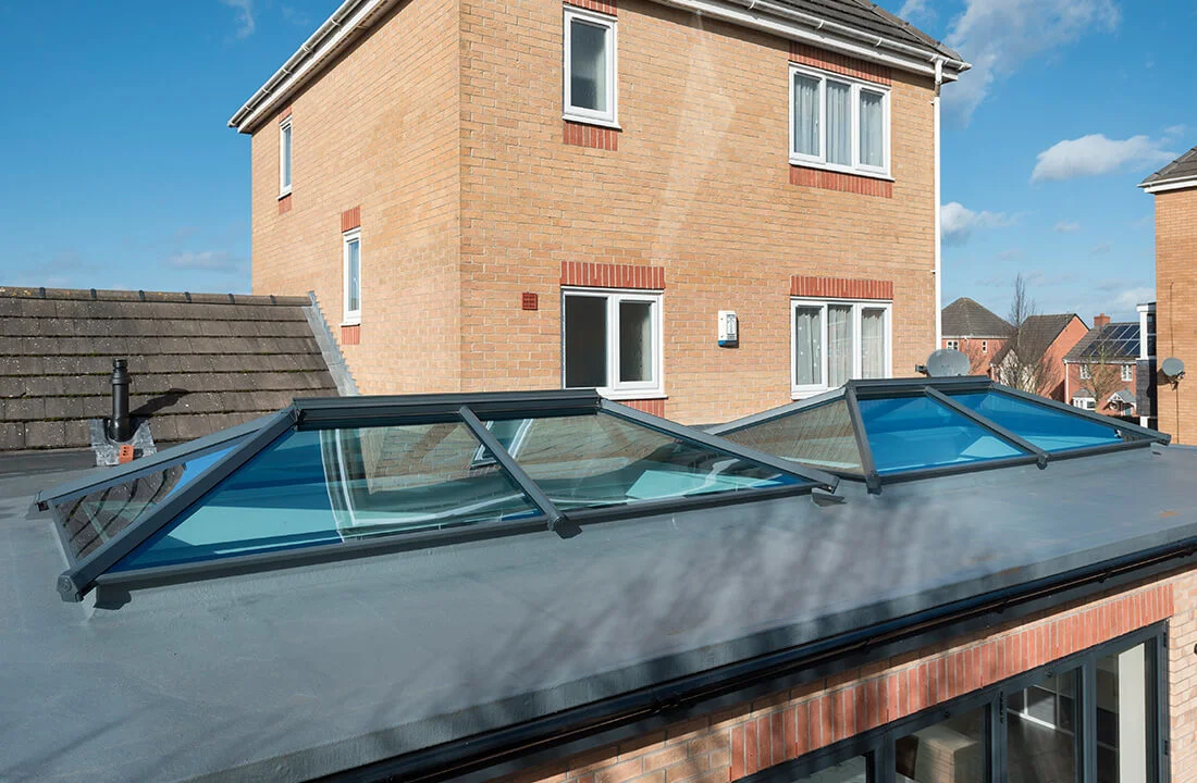 Premium orangery with roof lanterns