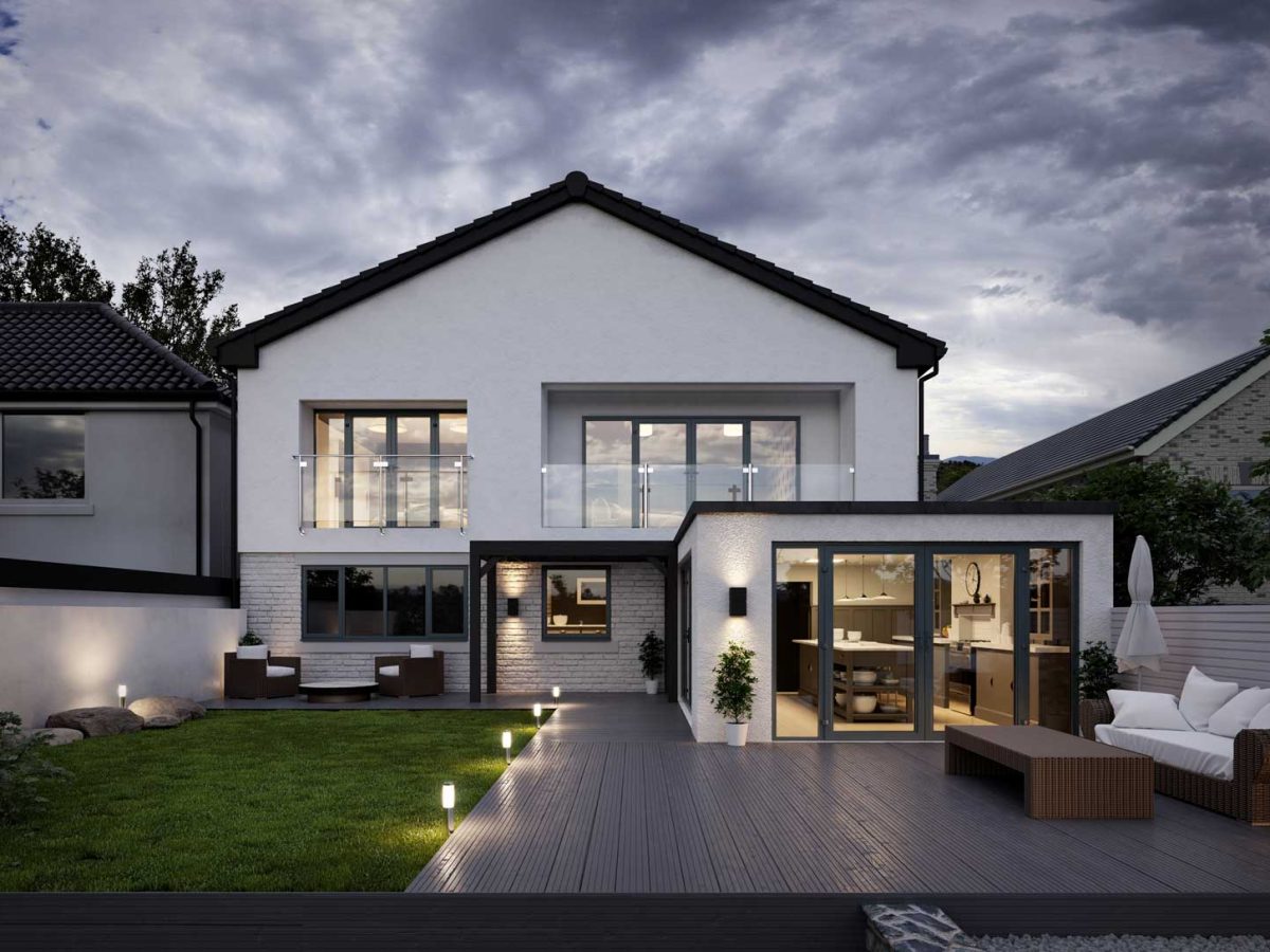 Aluminium windows background