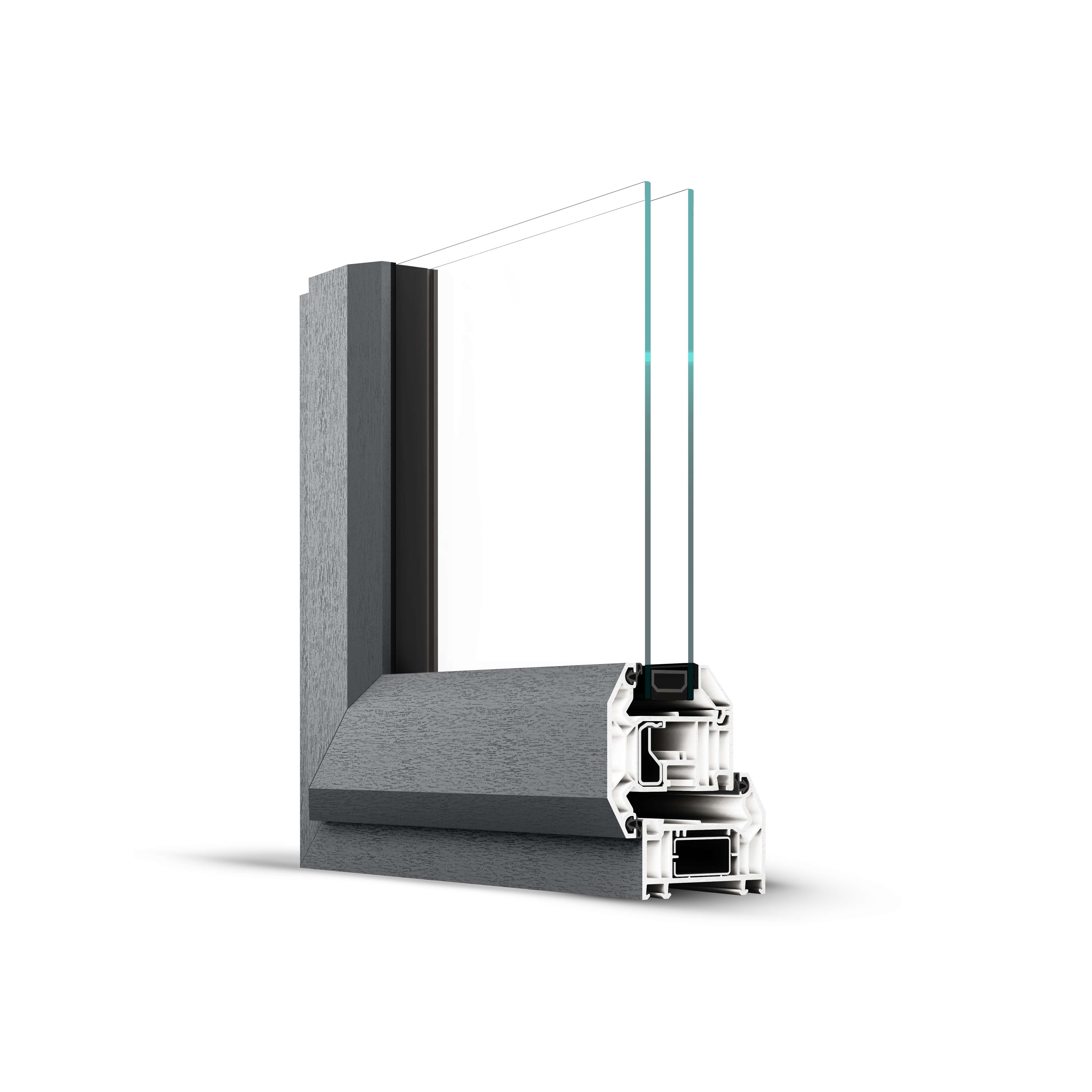 VEKA M70 uPVC casement window corner detail